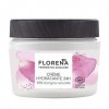 FLORENA Crème Hydratante 24H à l’Huile d’Olive et au Camélia Fermentés 1 x 50 ml , crème visage à la texture légère, soin vi