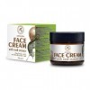 Creme Escargot 75ml - Crème Hydratante dEscargot & Aloès - Ingrédients Naturelle Anti-âge, Anti-rides et Anti-taches - Crème