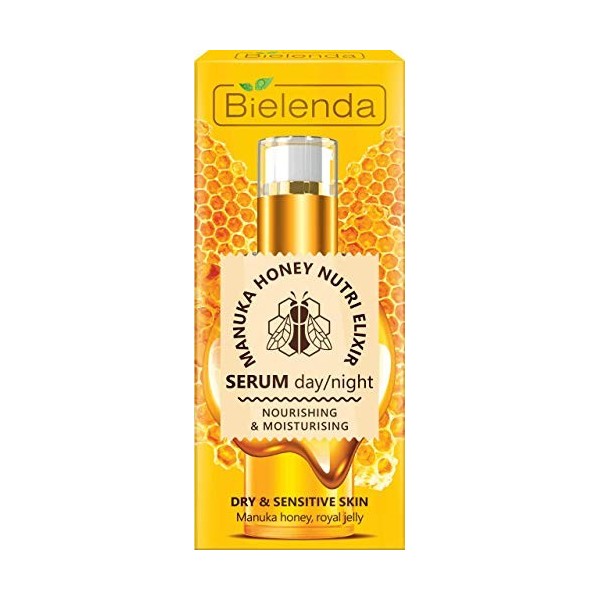 Bielenda Honey Nutrii ElIXIR Sérum hydratant jour/nuit de la peau sèche et sensible 30 g