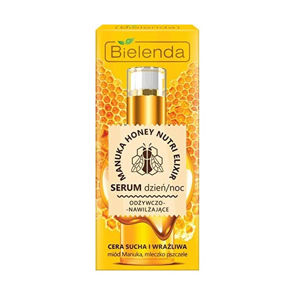 Bielenda Honey Nutrii ElIXIR Sérum hydratant jour/nuit de la peau sèche et sensible 30 g