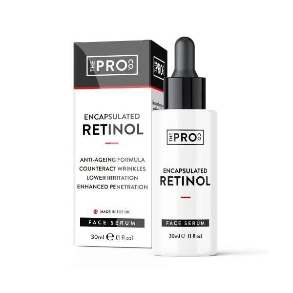 Sérum au Rétinol Haute Résistance 30 ml – Retinol Serum Visage Anti-âge Nano-Encapsulé – Serum Retinol Soin de la Peau pour l