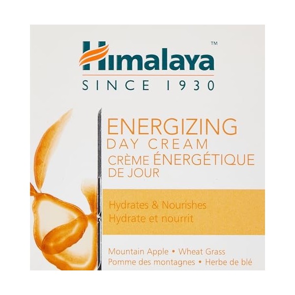 Himalaya Energizing Day Cream Revitalizes Skin Cells, Retains Skins Youthfulness, Hydrates and Energizes Skin, Provides UV Pr