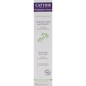 Cattier Soin de Jour Matifiant Fleur dEmulsion Peaux Mixtes à Grasses Bio 50 ml
