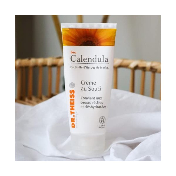 Bio Calendula Crème au Souci | Visage & Corps | Protège et Assouplit la peau | Hydratation Intense | Tous les types de peaux,