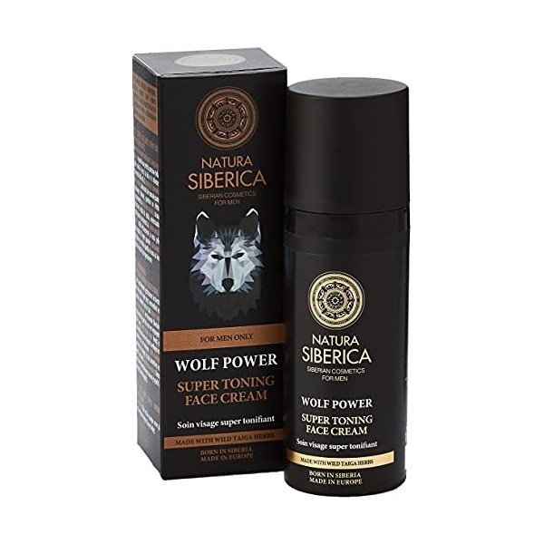 Natura Siberica for Men Only Wolf Power Super Toning Face Cream 50ml