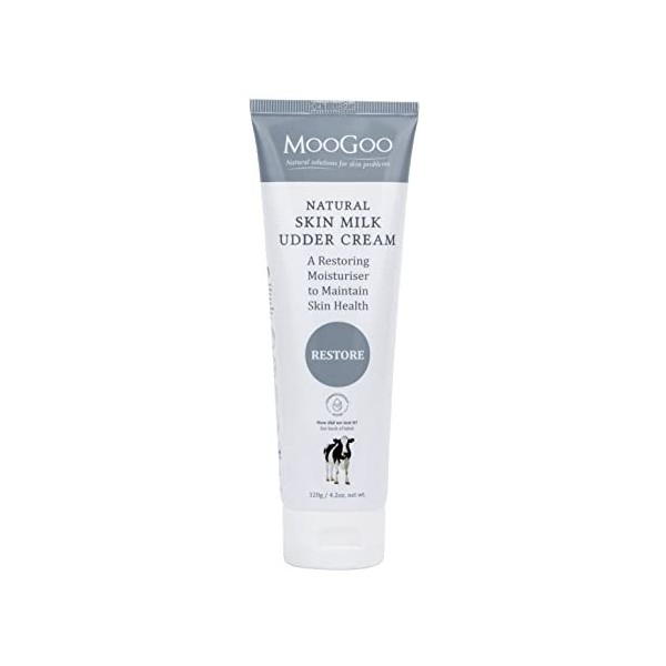MooGoo Natural Skin Milk Udder Crème hydratante douce pour peaux sensibles, sèches, démangeaisons – Hydratant sans cruauté en
