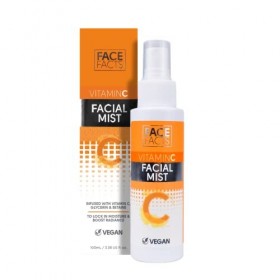 Face Facts Brume visage vitamine C | Vitamine C hydratante | Végétalien | 100 ml
