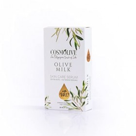 Cosmolive Sérum visage anti-rides à lhuile dolive, traitement anti-taches à la vitamine E pour la peau - 30 ml