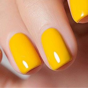 Vishine 15ml Vernis Gels Semi-permanent Soak-off UV LED Gel Polish Vernis à ongles pour Nail Art DIY Salon Couleur de Citron 