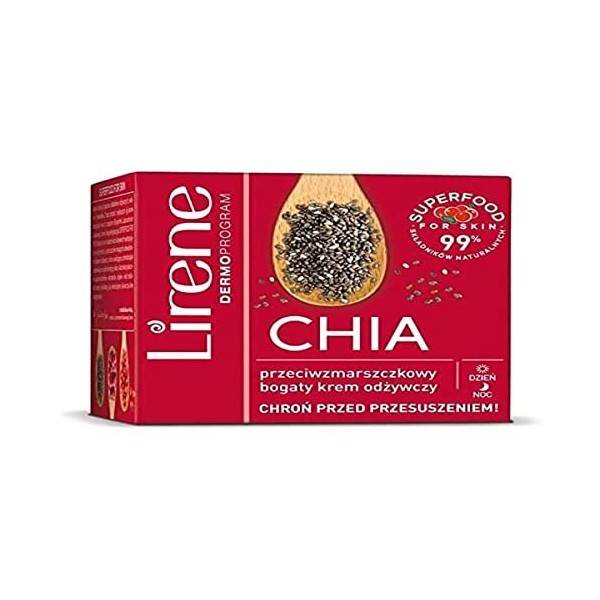 Lirene - Superfood for Skin CHIA Crème de soin anti-rides