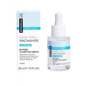 Botanical Lab, Niacinamide Sérum clarifiant pour imperfections Transparent Aloe Vera 30 ml