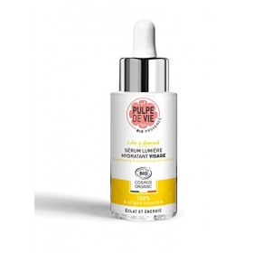 PULPE DE VIE "Like A Diamond" Sérum Visage BIO Illuminant Like 30 ml, 100% recyclable, à base de fruits, cosmétique antigaspi