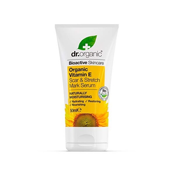 Dr. Organic Sérum Cicatrices/Vergetures à la Vitamine E Bio 50 ml