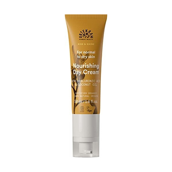 Urtekram Rise & Shine, crème épicée à la fleur dorange, 50 ml