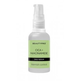 BEAUTYPRO CICA + NIACINAMIDE Sérum quotidien pour le visage 30 ml,Sérum de soins de la peau 100 % végétaux,Anti-âge,Niacinami
