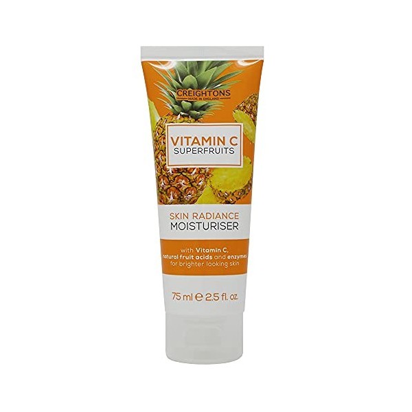 Creightons Vitamin C Superfruits Crème hydratante Skin Radiance 75 ml - Formulée avec de la vitamine C, des acides de fruit