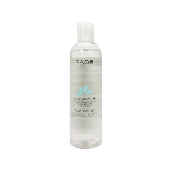 Laboratorios Babé - Agua Micelar 250 ml, Ingredientes de Origen Natural, Para Todo Tipo de Pieles, Piel Sensible, Unisex, Uso