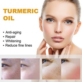 Turmeric Dark Spot Corrector Serum, 2Pcs Sérum Visage Réparateur au Curcuma Naturel, Sérum Éclaircissant Correcteur de Taches