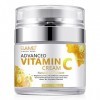 CrèMe à La Vitamine C Pour Le Visage Avec Acide Hyaluronique, Vitamine E, CrèMe Hydratante Anti-âGe Et Anti-Rides Jour Et Nui