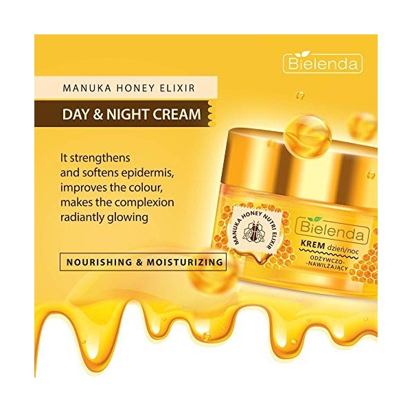 Bielenda Manuka Honey Nutri Elixir Hydratant et nourrissant jour / crème de nuit