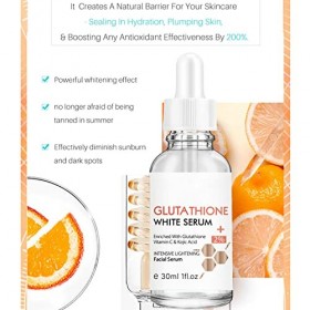 Huiles Essentielles de Soin du Visage, Anti-taches Anti-âge Antioxydant éclaircissant Blanchissant Hydratant Ingrédients Sûrs