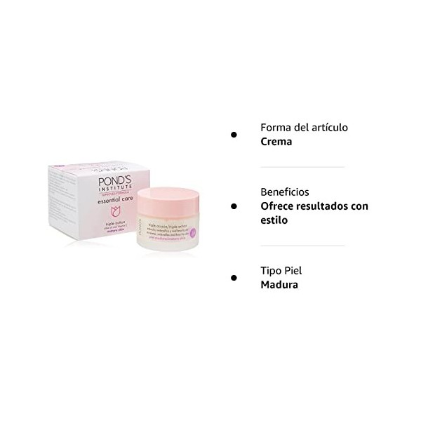 Ponds - Ponds Esenciales Crema 3A Triple AcciÃƒ³n, 50 ml