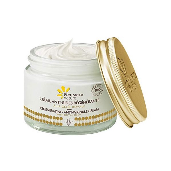 Fleurance Nature Crème Anti-Rides Régénérante à La Gelée Royale Cosmétique Bio 50 ml