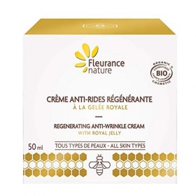 Fleurance Nature Crème Anti-Rides Régénérante à La Gelée Royale Cosmétique Bio 50 ml