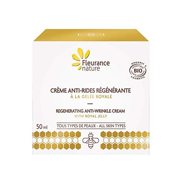 Fleurance Nature Crème Anti-Rides Régénérante à La Gelée Royale Cosmétique Bio 50 ml