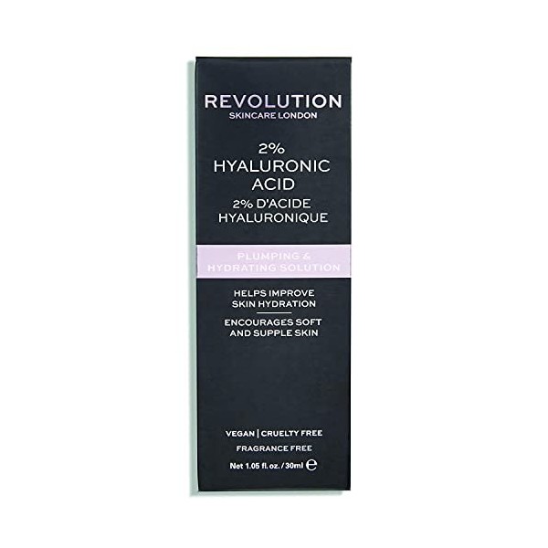 Revolution Skincare London, 2% Hyaluronic Acid Hydrating, Sérum, 30ml