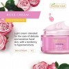 Rose Care Hydratant et Apaisant, Hydro-Gel, Jour / Nuit, Crème Visage, Bielenda