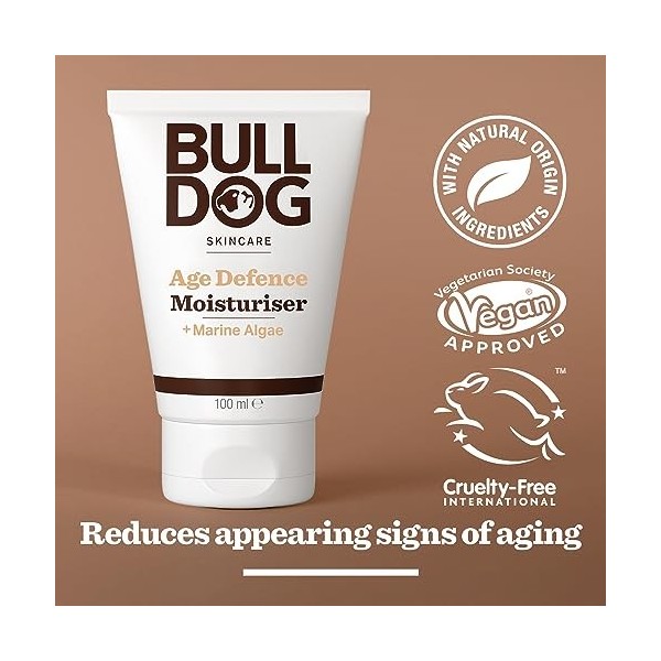 Bulldog Age Defence Moisturiser for Men 100ml