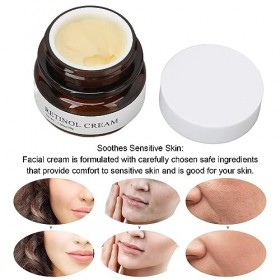 Crème pour le Visage au Rétinol, Crème Anti-âge, Crème au Rétinol pour le Visage, Crème Raffermissante de Jour et de Nuit Qui