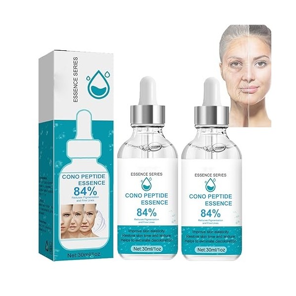 Sérum Facial Double Botox, Essence Cono Peptide 84%, Sérum Facial Botox, Sérum Anti-âge Collagen Boost, Sérum Anti-âge Face B