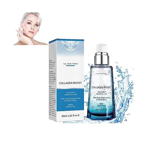 Koran Advanced Collagen Boost Anti Aging Serum, Collagen Anti-Wrinkle Firming Hyaluronic Acid Face Serum, Hyaluronic Acid Ser