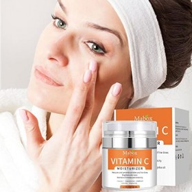 Crème Visage Vitamine C | 1.7fl Oz Vitamine C Face Dark Spots Crème blanchissante - Crème hydratante pour le visage Pour les 