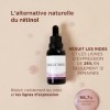 Ardaraz Sérum VIsage avec Bakuchiol, le Rétinol Végétal. Serum anti rides concentré pour femmes, améliore la texture de la pe