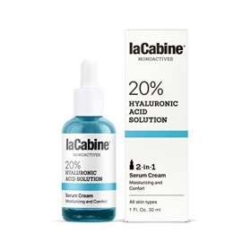 laCabine Monoactives 20% Hyaluronic Solution Serum Cream | Hydrate et adoucit la peau tout en donnant du confort au visage