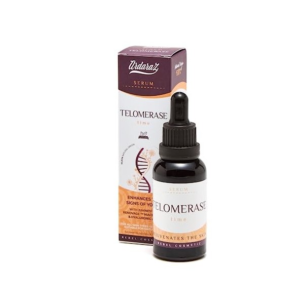 Ardaraz Sérum Visage avec Télomérase et Acide Hyaluronique. Serum anti rides Concentré Antiâge, pour une peau plus ferme et p