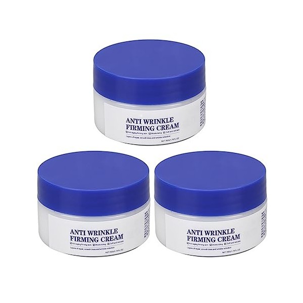 Crème Anti-âge Raffermissante pour la Peau, 3pcs Crème Anti-âge Fine 1,8 Oz Lignes Frontales Hydratantes