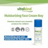 Crème hydratante pour le visage BOY vitalkind - soin naturel premium pour les enfants. Naturkosmetik premium pour les garçons