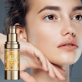 Essence hydratante pour le visage,1,0 oz 24k Gold Caviar levage pour le visage - Produit soin la peau des femmes, Essence rép