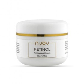 N JOY Cosmetics Crème anti-âge au rétinol - Crème Rezinol 50 ml avec Hyaluron - Crème pour le visage - Crème de jour hydratan