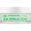 Arganicare - Crème Anti-Rides - Soin Hydratant Visage à lAloe Vera et à la Vitamine E - Pot 50 ml