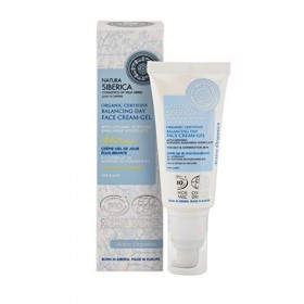 Natura Siberica Crème-gel équilibrant pour le visage certifié biologique et grasse et mixte