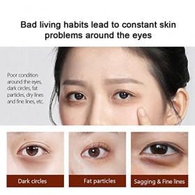 Tkekruh Crème réparatrice pour les yeux, Soin Contour des Yeux Crème réparatrice pour les yeux, Hydratante et Réparatrice des