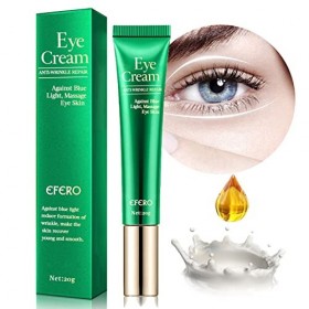 Crème contour des yeux pour les cernes et les yeux gonflés, réduit les rides des yeux, crème réparatrice pour les yeux, rédui