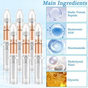 6 PCS Snake Venom Peptide Anti-wrinkle Eye Cream,Serpent Venom Creme Contour Des Yeux,Eye Cream Venin de Serpent,Anti Poche s