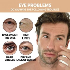 MenExpert Hydra Energetic Eye Roller, Rouleau pour les yeux gonflés et les cernes rouleau pour les yeux pour hommes, 1 pièc