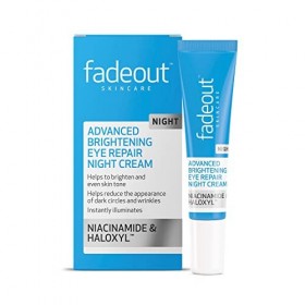 Fade Out Advanced Brightening Eye Repair Night Cream with Niacinamide & Haloxyl, SPF 20, 15ml
